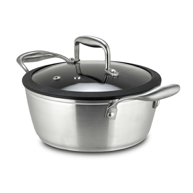 Rendlík s keramickým povrchem Nava Elegance 20 cm 2,2 l + poklice