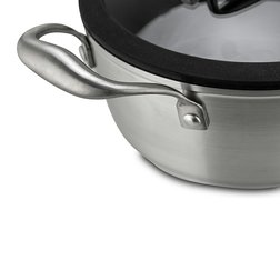 Rendlík s keramickým povrchem Nava Elegance 20 cm 2,2 l + poklice