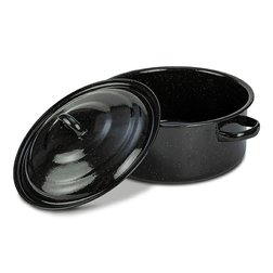 Smaltovaný rendlík NAVA BBQ Guru 28 cm 4,7 l s poklicí