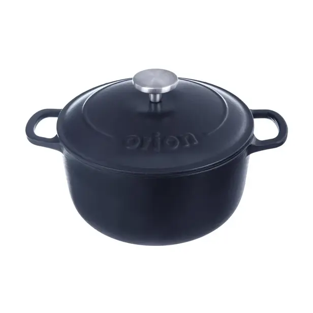Litinový hrnec se smaltovaným povrchem Orion 5,2 l s poklicí