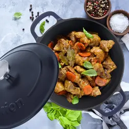 Litinový hrnec se smaltovaným povrchem Orion 5,2 l s poklicí