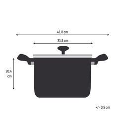 Nerezový hrnec Tefal Emotion+ 30 cm 11,4 l s poklicí