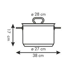 Hrnec Tescoma HOME PROFI s poklicí ø 28 cm, 10,0 l