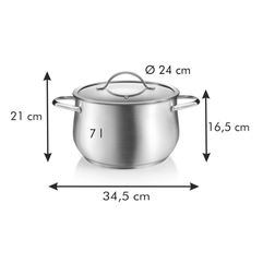 Hrnec s poklicí Tescoma HARMONY ø 24 cm, 7 l