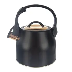 Nerezový čajník Orion s píšťalkou Rose Gold 3 l