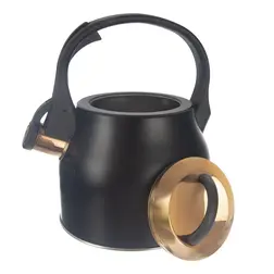 Nerezový čajník Orion s píšťalkou Rose Gold 3 l