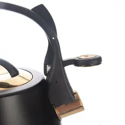 Nerezový čajník Orion s píšťalkou Rose Gold 3 l