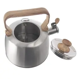 Nerezový čajník Orion s píšťalkou a teploměrem 3,2 l