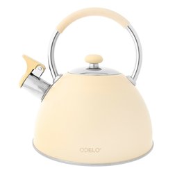 Čajník GASTON 2,7 l béžová latte s píšťalkou