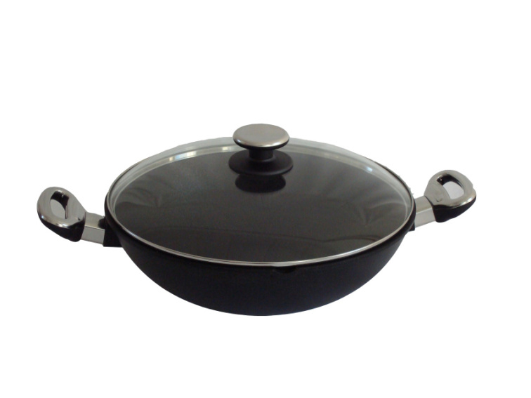 BAF Gigant Titanový wok 32cm s poklicí 4 l