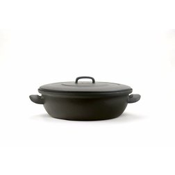 Pečící pánev s poklicí modrý smalt Belis/Sfinx 28cm