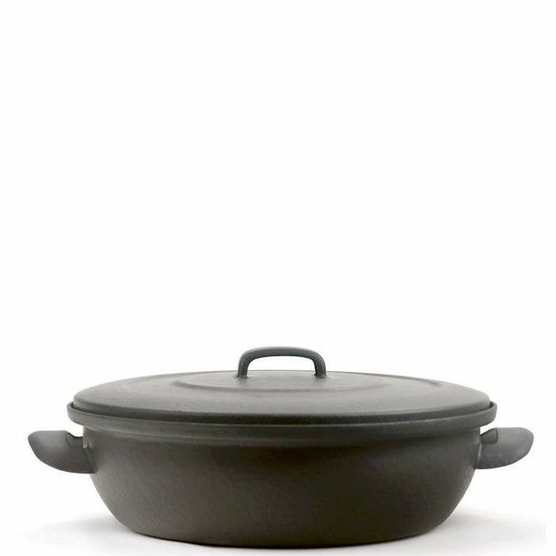 Pečící pánev s poklicí modrý smalt Belis/Sfinx 28cm