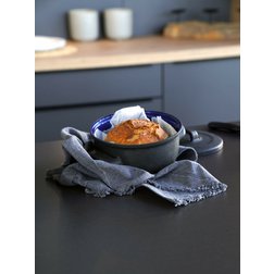 Pečící pánev s poklicí modrý smalt Belis/Sfinx 28cm