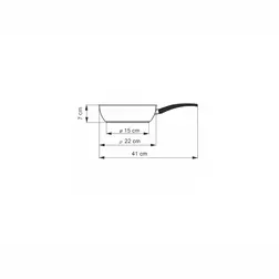 Nerezová pánev Kolimax Comfort 22 cm