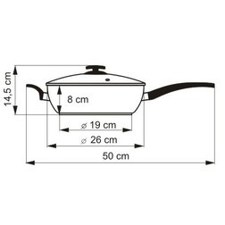 Pánev Kolimax CERAMAX PRO COMFORT 26 cm černý granit