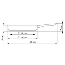 Nerezová pánev Kolimax Klasik 26 cm 2,5 l