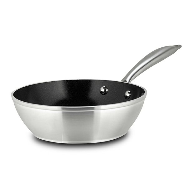 Nerezová pánev hluboká s keramickým povrchem Nava Elegance 28 cm