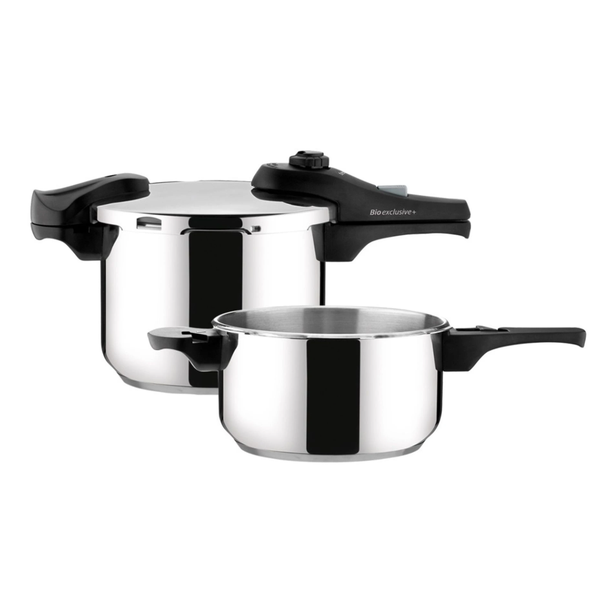 Tlakový hrnec Tescoma BIO EXCLUSIVE+ DUO 4,0 a 6,0 l
