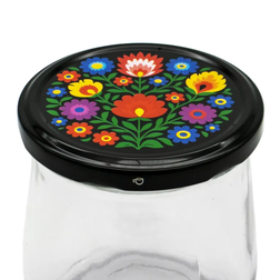 Zavařovací víčko Twist Click 82 mm 10 ks Folklor černý