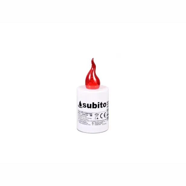 Svíčka LED hřbitovní Subito 10 cm