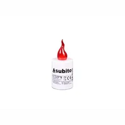 Svíčka LED hřbitovní Subito 10 cm