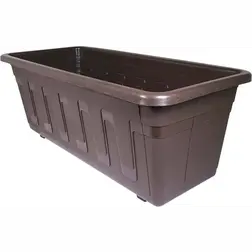 Plastový truhlík Plastkon Garden 60 cm hnědý
