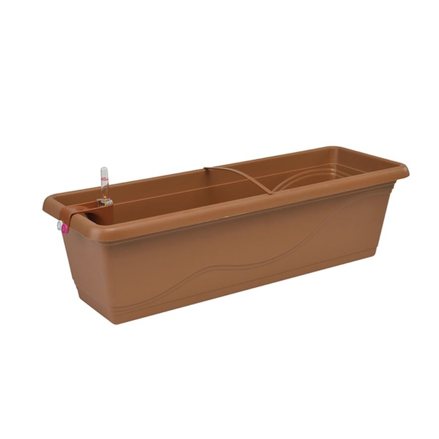 Samozavlažovací truhlík Plastkon Extra Line Smart 40 cm terakota