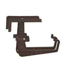 Závěsný držák na truhlíky hranatý 18 cm UNIVERZAL Vista hnědý
