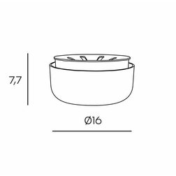 Klíčící miska Plastia Microgreens slonová kost 16x7,7 cm