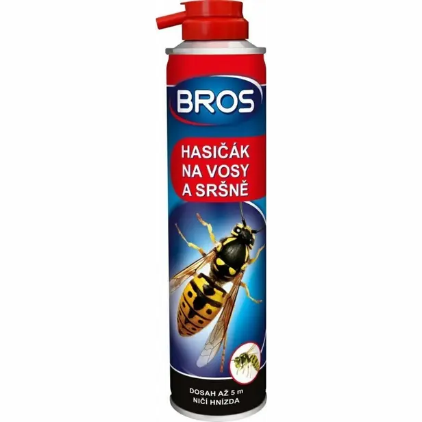 BROS sprej s hasičákem proti vosám a sršňům 600 ml