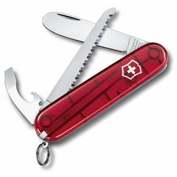 Nůž Victorinox 0.2373.T s pilkou červený transparentní