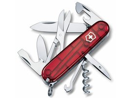Nůž Victorinox 1.3703.T Climber transparentní červený