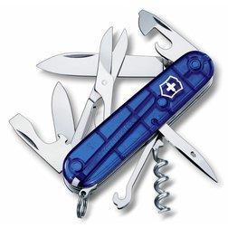 Nůž Victorinox 1.3703.T2 Climber modrý transparentní