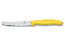 Kuchyňský nůž Victorinox vlnitý žlutý