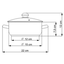 Kastrol kolimax Premimum 15 cm 1.0l